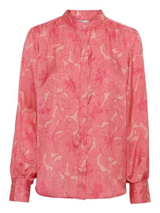 Karmamia Tops - Karmamia Cornelia Shirt Silk Blouse – Gardenia Pink NWT Size Small